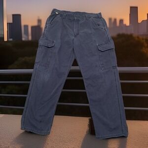 Carhartt FR Cargo Pants Men 36x30 Flame Resistant FRB240 CAT 2 NEPA 2112 Welding